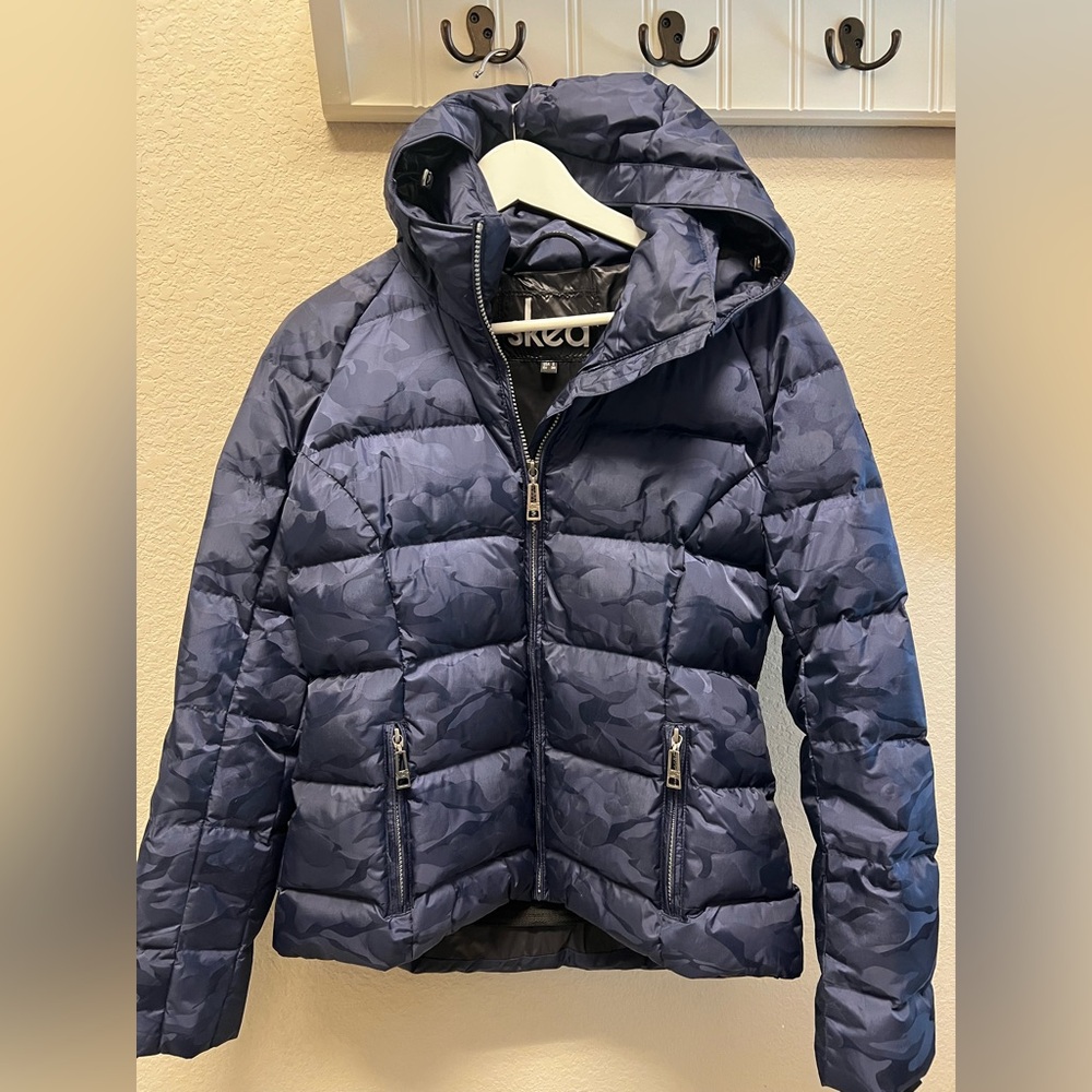 Skea Limited Revive Ski Jacket Camo - Navy Camo Size 6